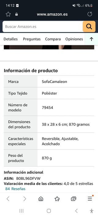 Funda Sofa  Acolchada