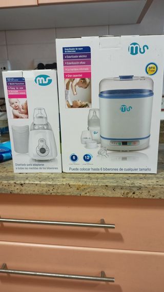 Esterilizador y calienta biberones