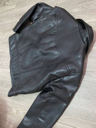 cazadora efecto piel