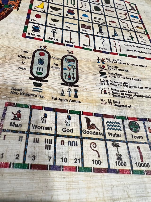 Papiro EGIPTO 42x32cm (Varios modelos)