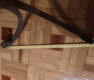 Pie de hierro de forja para farol