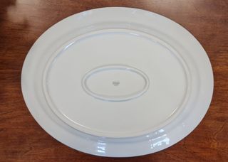 Fuente Limoges decorada a mano