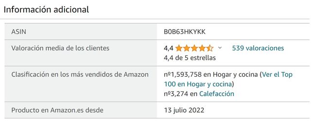 CALEFACTOR BAJO CONSUMO 900/1500W OSCILANTE