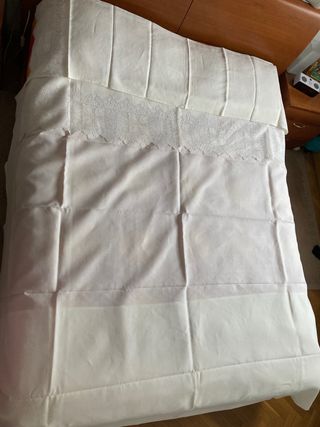 Sábanas lino bordado a mano NUEVAS
