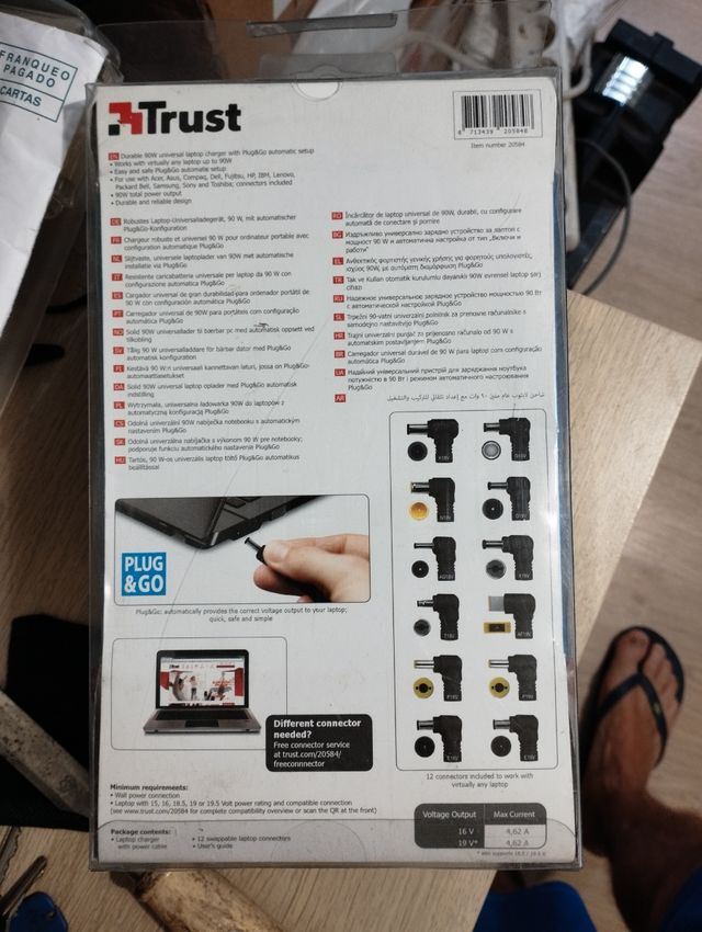 Cargador universal para portátil