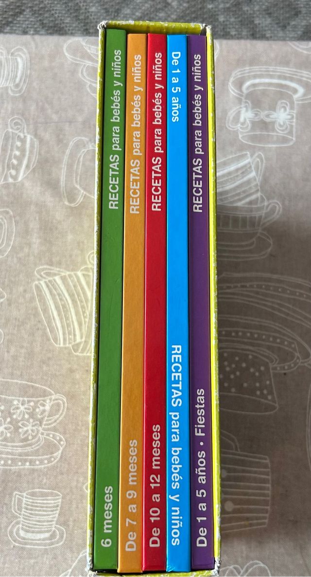 5 libros de recetas bebés y niños