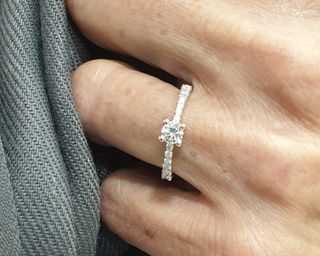 ANILLO ORO 18K BRILLANTES 0.51 CT