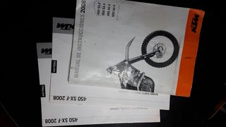 KTM 450 SX-F 2008. Piezas