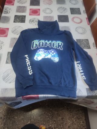 Sudadera niño azul