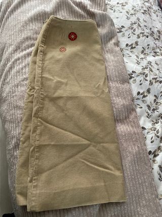 falda midi zara mujer pana 