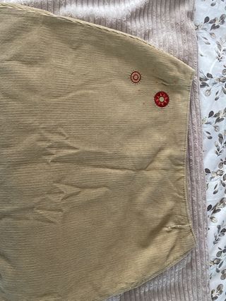 falda midi zara mujer pana 