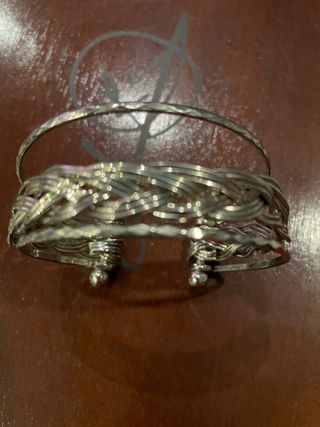 Brazalete plateado
