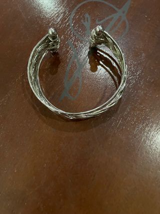 Brazalete plateado