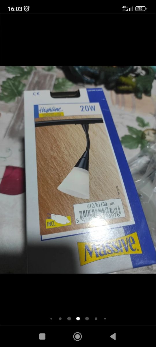 3 focos led con bombillas