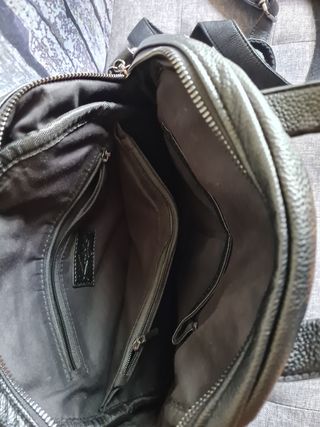 Bolso mochila cuero