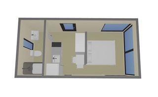 CASA PREFABRICADA para camping, oficina, campo