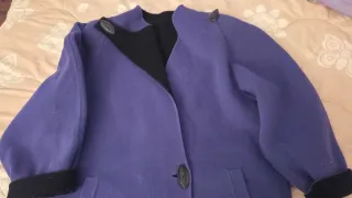 Cappotto 3/4 in pura lana e cachmire