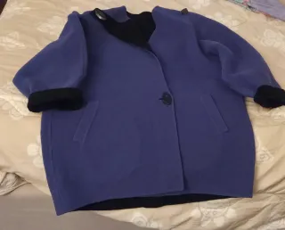 Cappotto 3/4 in pura lana e cachmire