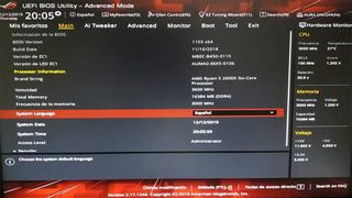 Actualización de BIOS de placa base