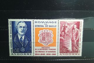 SELLOS Y  S. del P.D. de ANDORRA *(Años 1943-81)