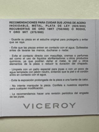 pulsera viceroy
