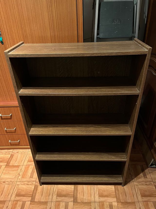 Estanteria marron oscuro 4 baldas