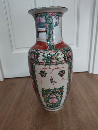 Jarrón chino porcelana