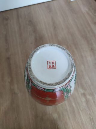 Jarrón chino porcelana