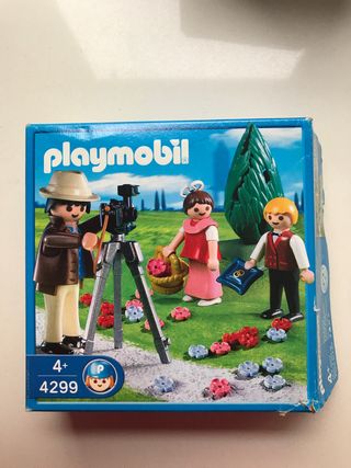 playmobil fotografo con niños 4299