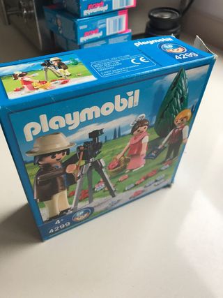 playmobil fotografo con niños 4299