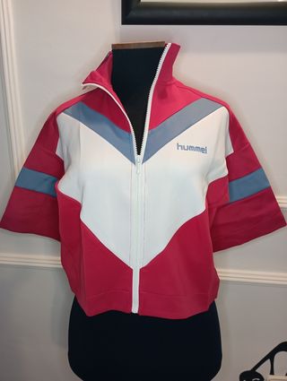 Chaqueta retro Hummel tricolor 