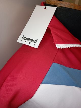 Chaqueta retro Hummel tricolor 
