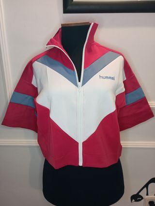 Chaqueta retro Hummel tricolor 