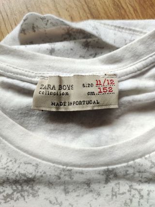 Camiseta de Zara blanca