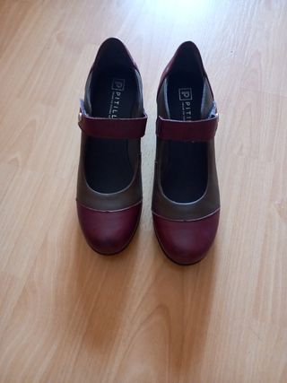 Zapatos bicolor PITILLOS