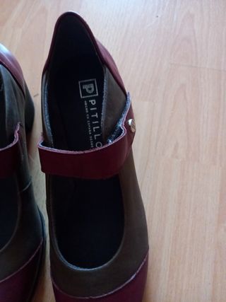 Zapatos bicolor PITILLOS
