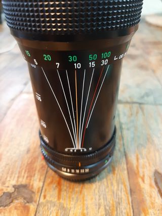 Objetivo Canon zoom 100/300 mm.FD  1:5.6