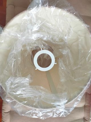 Pantalla de lámpara de lino