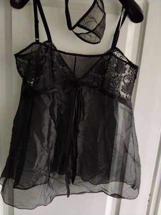 Picardías negro 