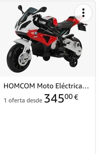 Moto BMW S1000R Eléctrica 12v niños