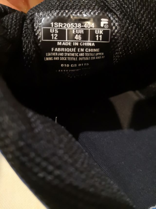 Scarpe da running Fila tg.46 usate