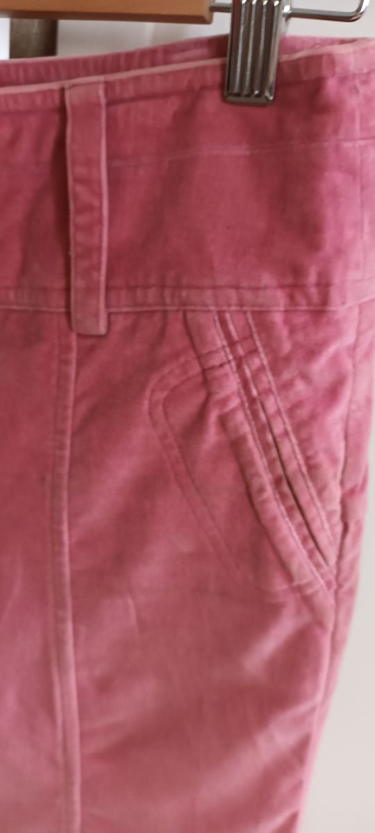 Falda rosa vaquera Essentiel