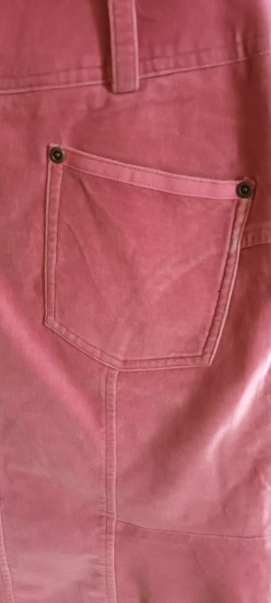 Falda rosa vaquera Essentiel