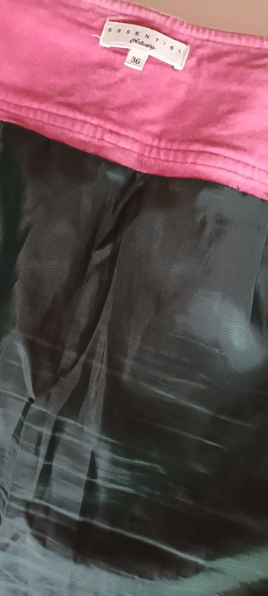 Falda rosa vaquera Essentiel