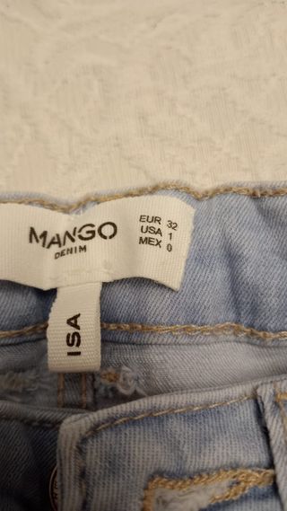 Pantalón vaquero Mango, Talla 32, nuevo.
