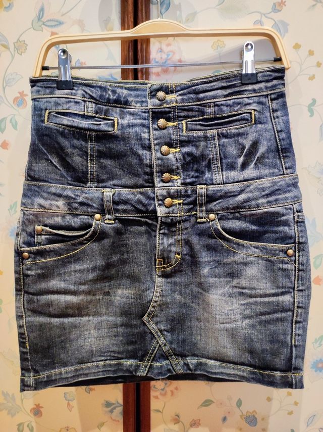 Mini Falda Corsé Denim Edición Limitada