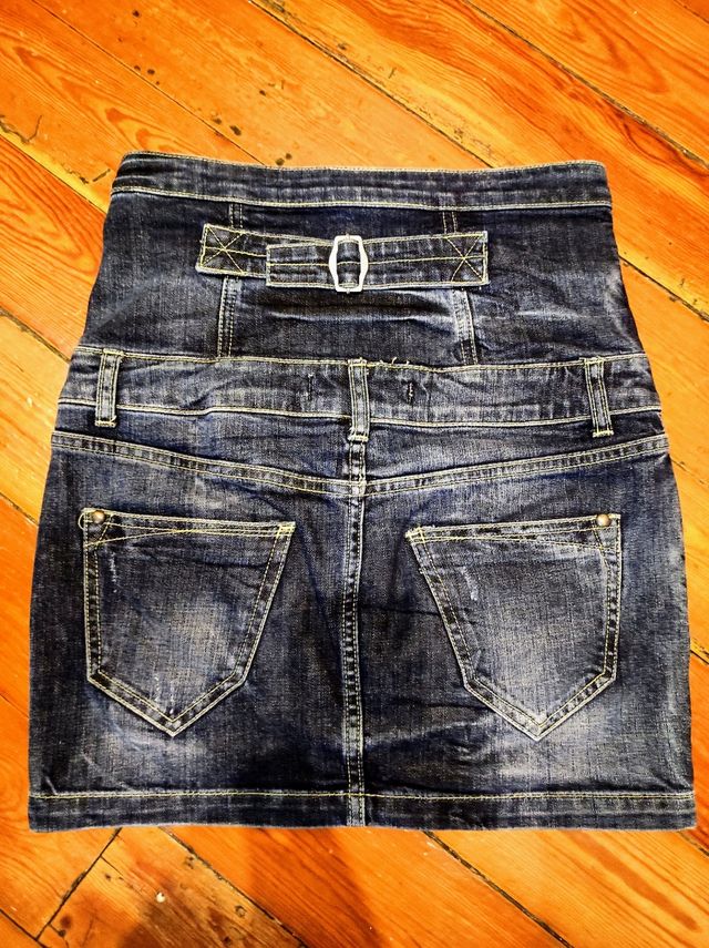 Mini Falda Corsé Denim Edición Limitada