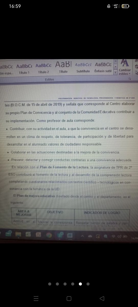 Programación didáctica 2 ESO tecnología