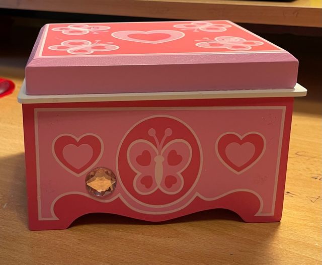 Portagioie bambina in legno