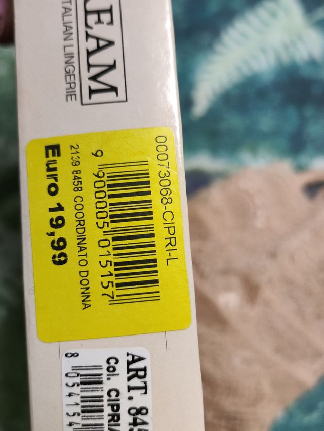 Completo intimo donna tg l